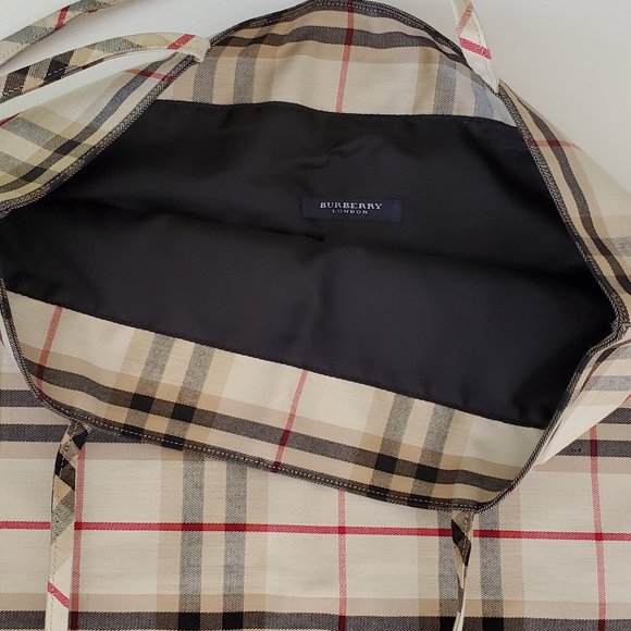 Burberry London Canvas Tote Bag - Picture 4 of 7